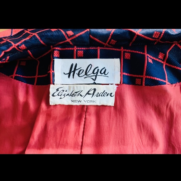 Vtg 60’s Mod Coat Dress Helga for Elizabeth Arden - Picture 3 of 7